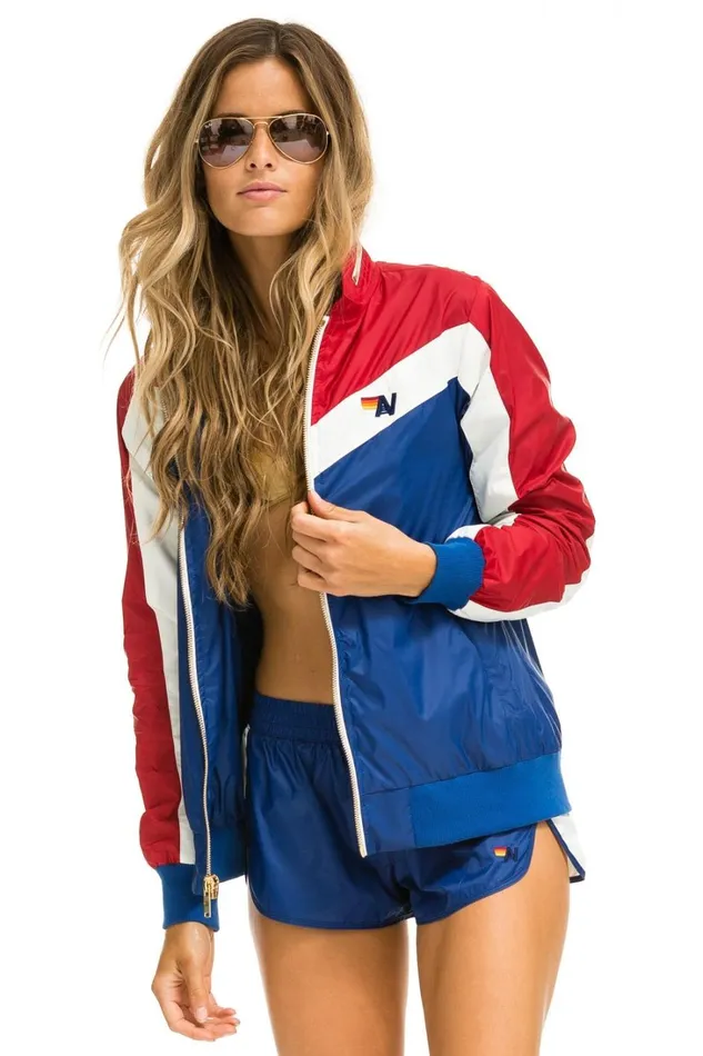 Women Outerwear Aviator Nation WINDBREAKER JACKET 8211 CLASSIC USA Women Outerwear Aviator Nation WINDBREAKER JACKET 8211 CLASSIC USA