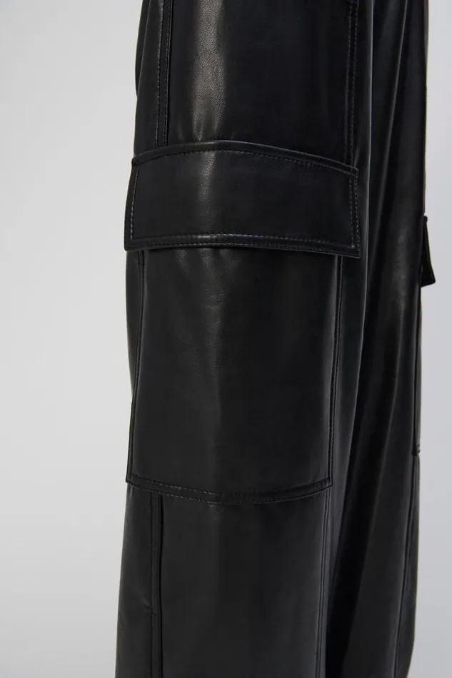 Women Pants and Bottoms Jonathan Simkhai Luxe Vegan Leather Cargo Pant Women Pants and Bottoms Jonathan Simkhai Luxe Vegan Leather Cargo Pant