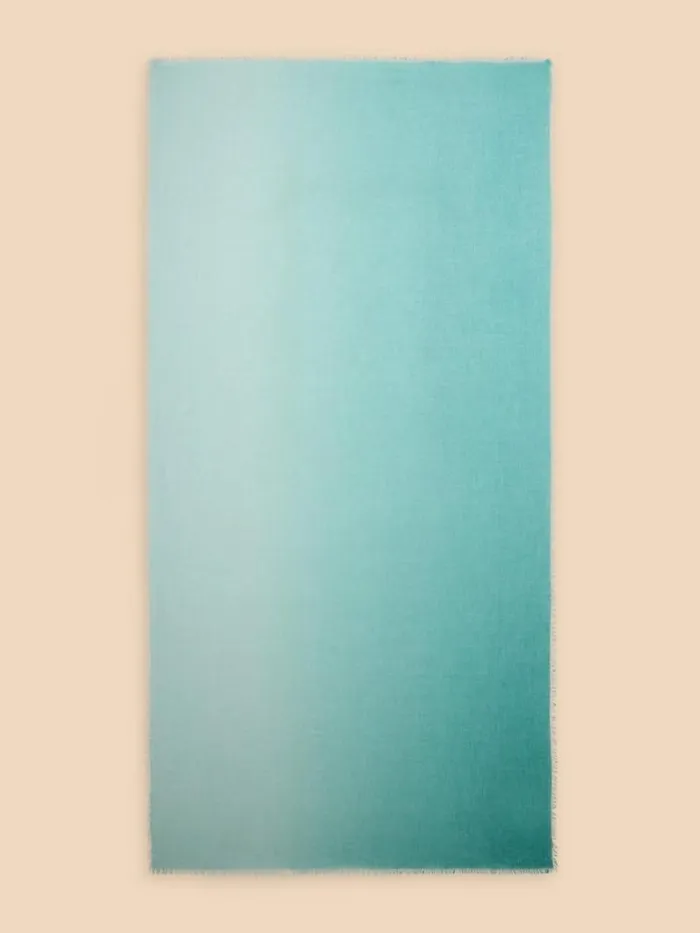 Women Penny Oversized Plain Scarf Light Blue White Stuff Scarves