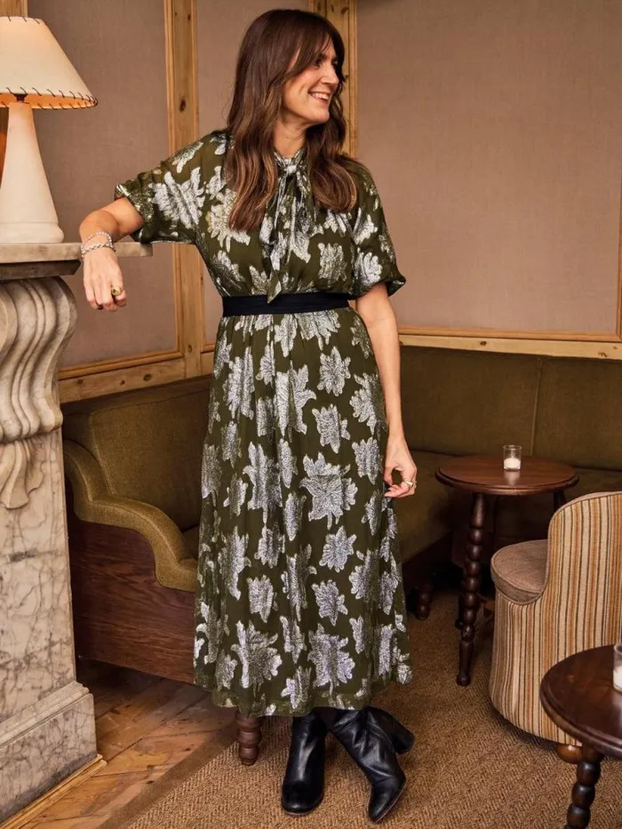Women Phoebe Jacquard Maxi Dress Green Multi White Stuff Dresses Women Phoebe Jacquard Maxi Dress Green Multi White Stuff Dresses