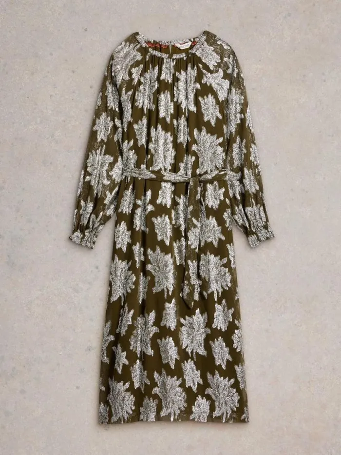 Women Phoebe Jacquard Maxi Dress Green Multi White Stuff Dresses Women Phoebe Jacquard Maxi Dress Green Multi White Stuff Dresses