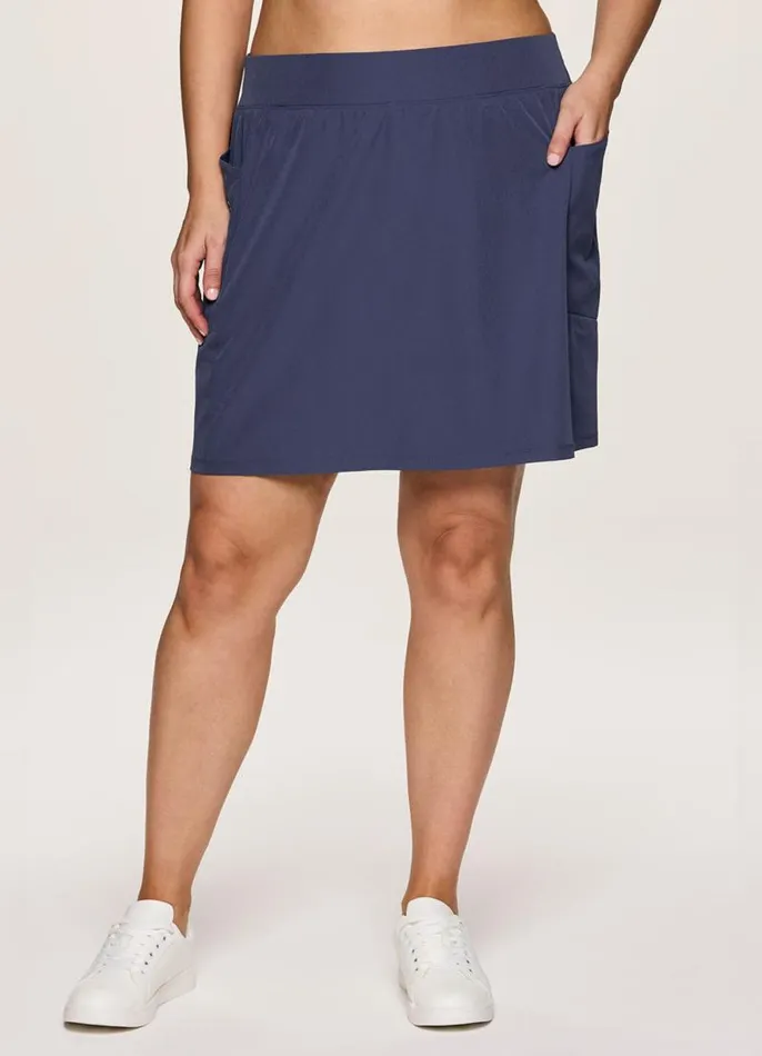 Women Plus Prime Perfect Weekend Skort Smoke Blue RBX Active Skorts