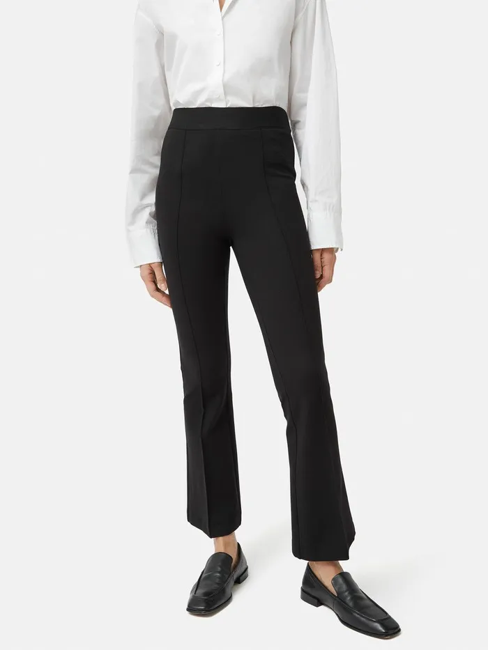 Women Ponte Kickflare Trouser Black Jigsaw Suits and Tailoring