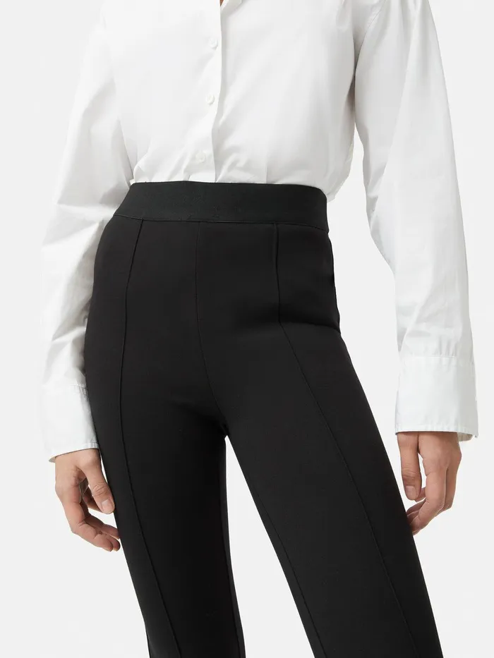 Women Ponte Kickflare Trouser Black Jigsaw Suits and Tailoring