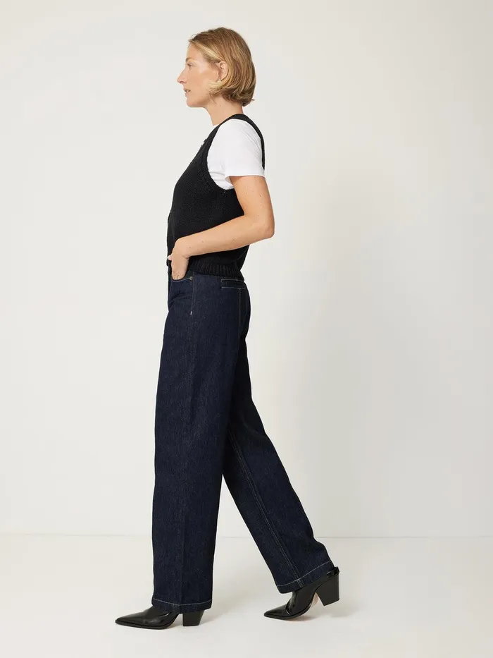 Women Pure Cotton Knitted Waistcoat Black Jigsaw Knitwear and Cashmere