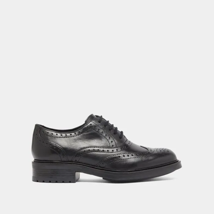 Women Richelieus With Openwork Details Black JONAK Derbies Oxfords