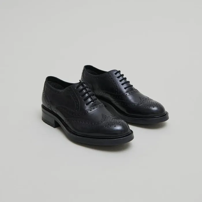 Women Richelieus With Openwork Details Black JONAK Derbies Oxfords