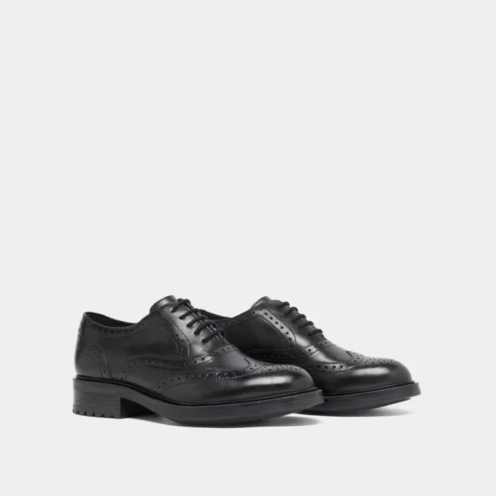 Women Richelieus With Openwork Details Black JONAK Derbies Oxfords