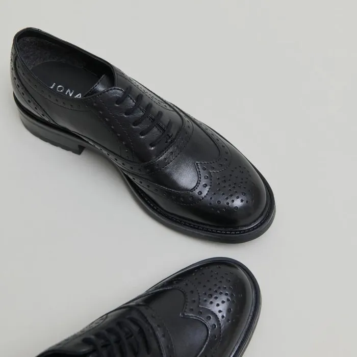 Women Richelieus With Openwork Details Black JONAK Derbies Oxfords