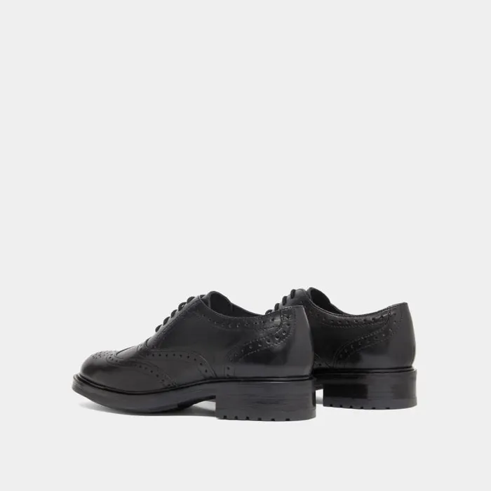 Women Richelieus With Openwork Details Black JONAK Derbies Oxfords