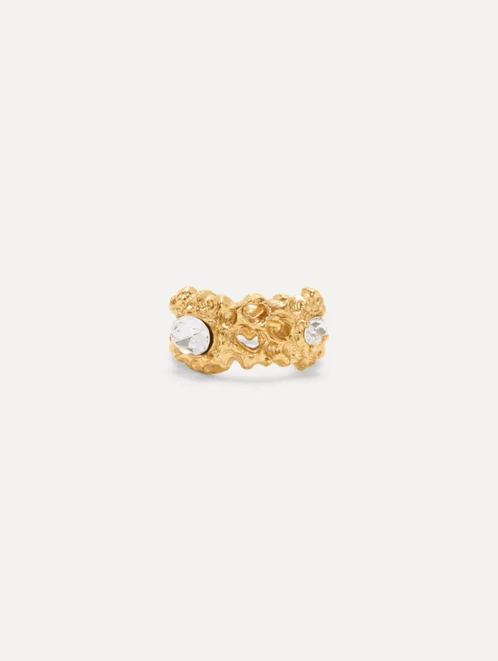Women Rings Oscar De La Renta Coral Ring Crystal