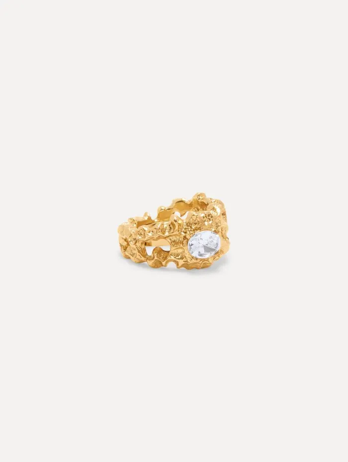 Women Rings Oscar De La Renta Coral Ring Crystal Women Rings Oscar De La Renta Coral Ring Crystal