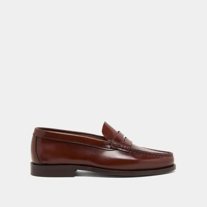 Women Roundtoed Loafers Brown JONAK Loafers