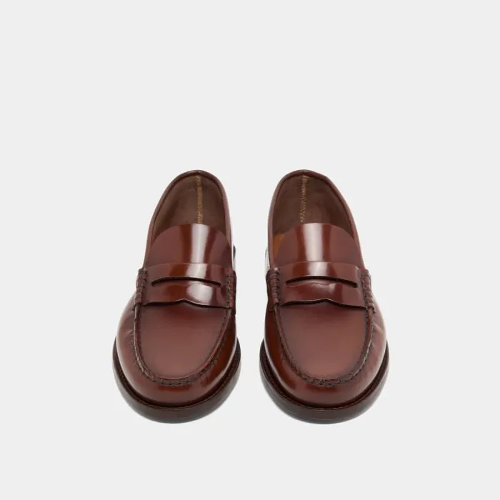 Women Roundtoed Loafers Brown JONAK Loafers