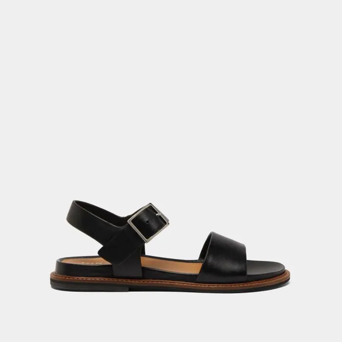 Women Sandals With Straps And Open Toes Black JONAK Sandals
