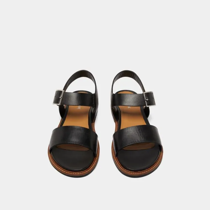 Women Sandals With Straps And Open Toes Black JONAK Sandals