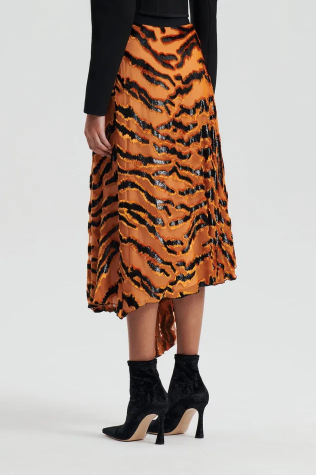 Women Scanlan Theodore FRENCH BURNT OUT SKIRT BURNTORANGE Skirts