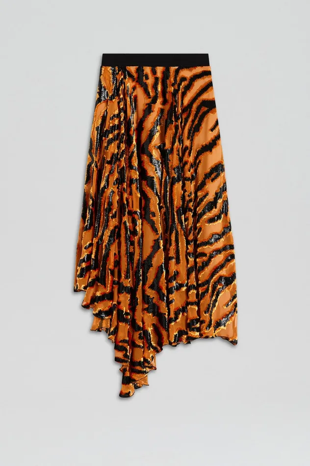 Women Scanlan Theodore FRENCH BURNT OUT SKIRT BURNTORANGE Skirts