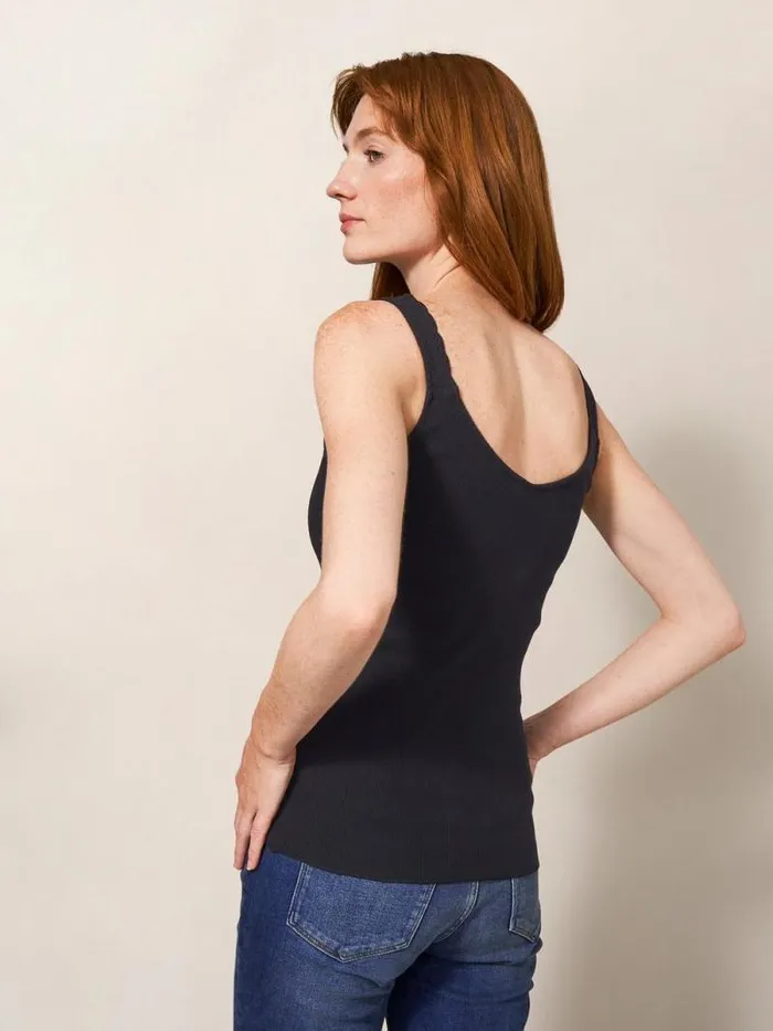 Women SEA BREEZE VEST Dk Grey White Stuff Tops and Tees Women SEA BREEZE VEST Dk Grey White Stuff Tops and Tees