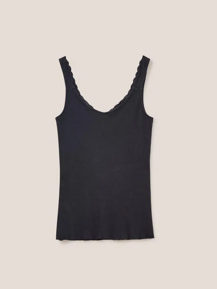 Women SEA BREEZE VEST Dk Grey White Stuff Tops and Tees Women SEA BREEZE VEST Dk Grey White Stuff Tops and Tees