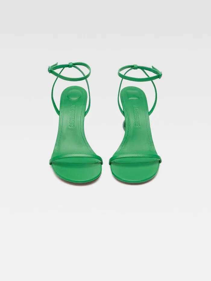 Women Shoes JACQUEMUS The Bisou Sandals Green Women Shoes JACQUEMUS The Bisou Sandals Green