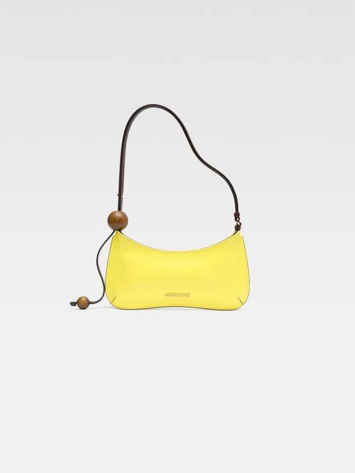 Women Shoulder Bags JACQUEMUS The Bisou Perle Yellow