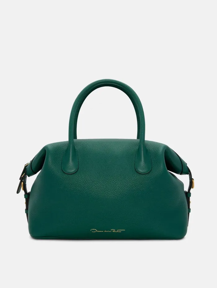 Women Signature Handbags Oscar De La Renta The Dahlia Bottle Green Women Signature Handbags Oscar De La Renta The Dahlia Bottle Green