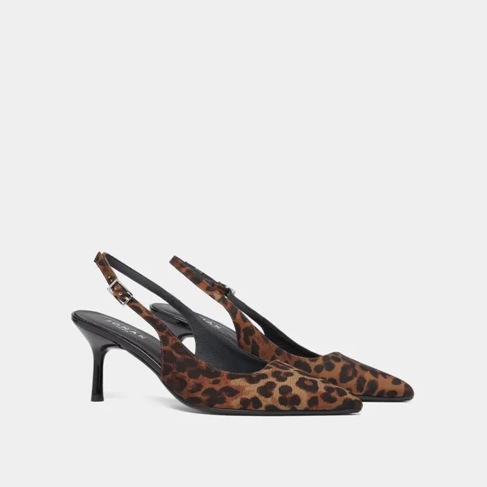 Women Slingbacks Pumps Brown JONAK Slingbacks