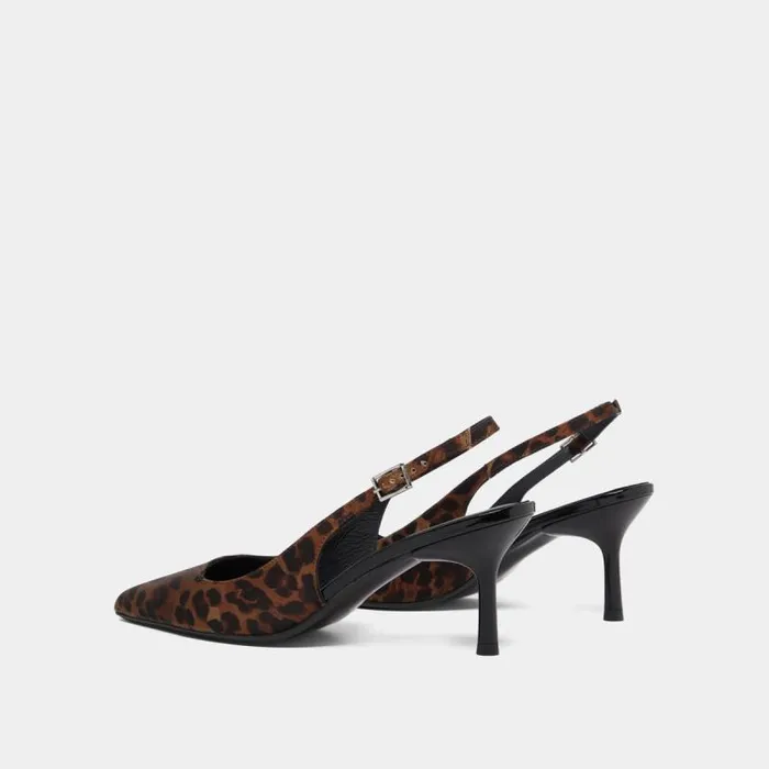 Women Slingbacks Pumps Brown JONAK Slingbacks
