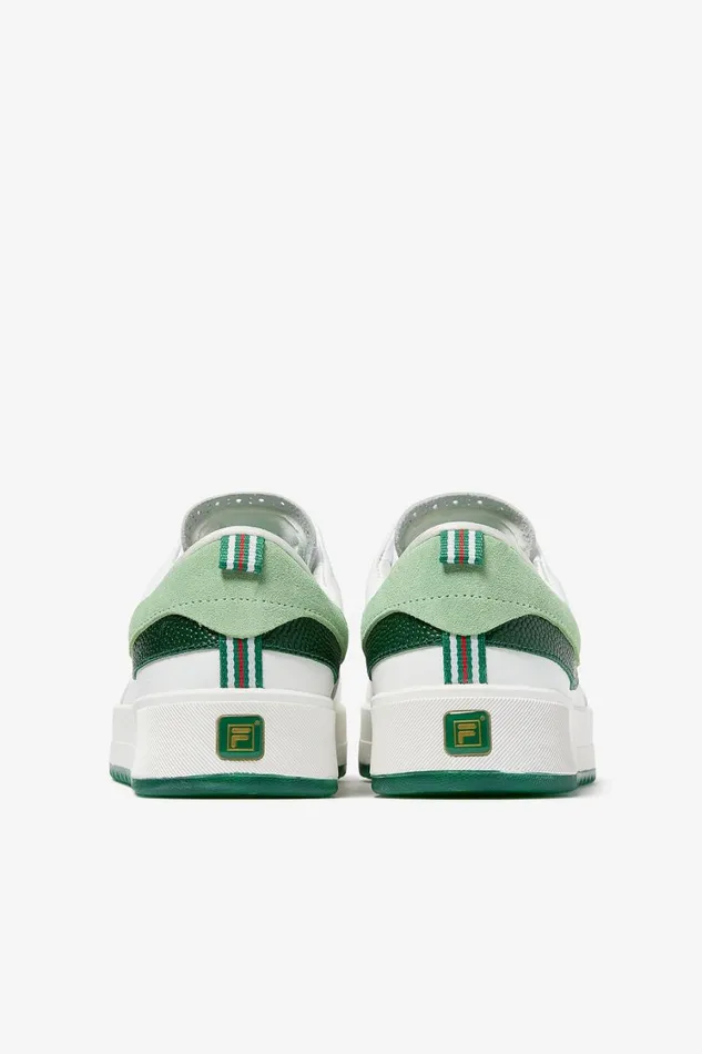 Women Sneakers Fila Sanati SL 143 Whiteamazonquiet Green