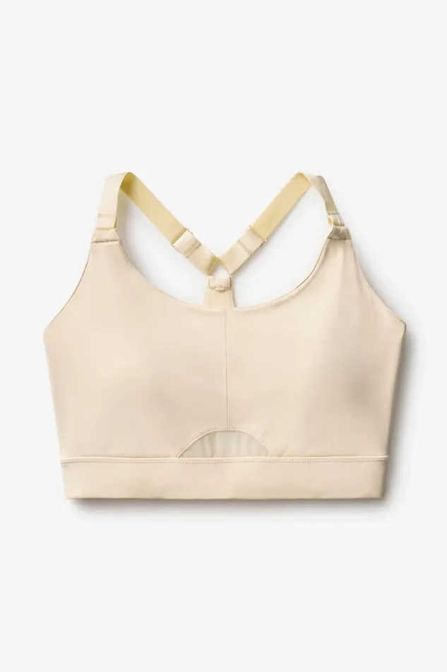 Women Sports Bras Fila Medium Support Bra With Adjustable Straps 926 Angora