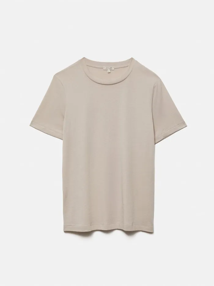 Women Supima Cotton Crew Neck Tee Ghost Jigsaw Shirts and Tops