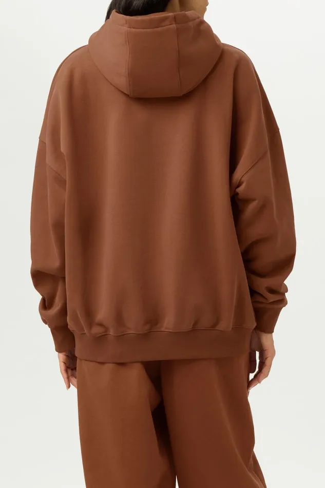 Women Sweatshirts and Hoodies Fila Apex Oversized Hoodie 200 Emperador Women Sweatshirts and Hoodies Fila Apex Oversized Hoodie 200 Emperador