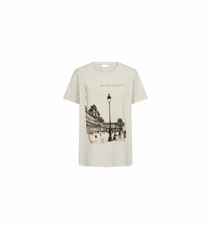 Women Tees MOS MOSH MMSolne OSS Tee Ecru Women Tees MOS MOSH MMSolne OSS Tee Ecru