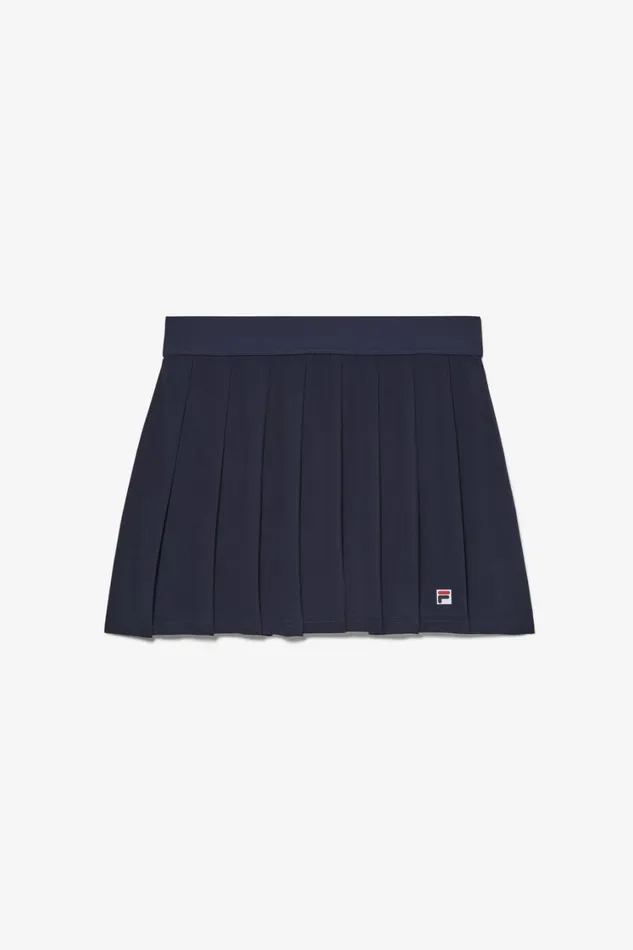 Women Tennis Fila Tennis Essentials Woven Pleated Skort 412 Fila Navy