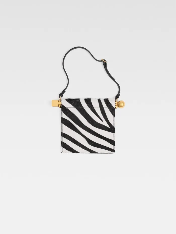 Women The Ronds Carrs JACQUEMUS The Rond Carr Wallet Black and White Zebra Women The Ronds Carrs JACQUEMUS The Rond Carr Wallet Black and White Zebra