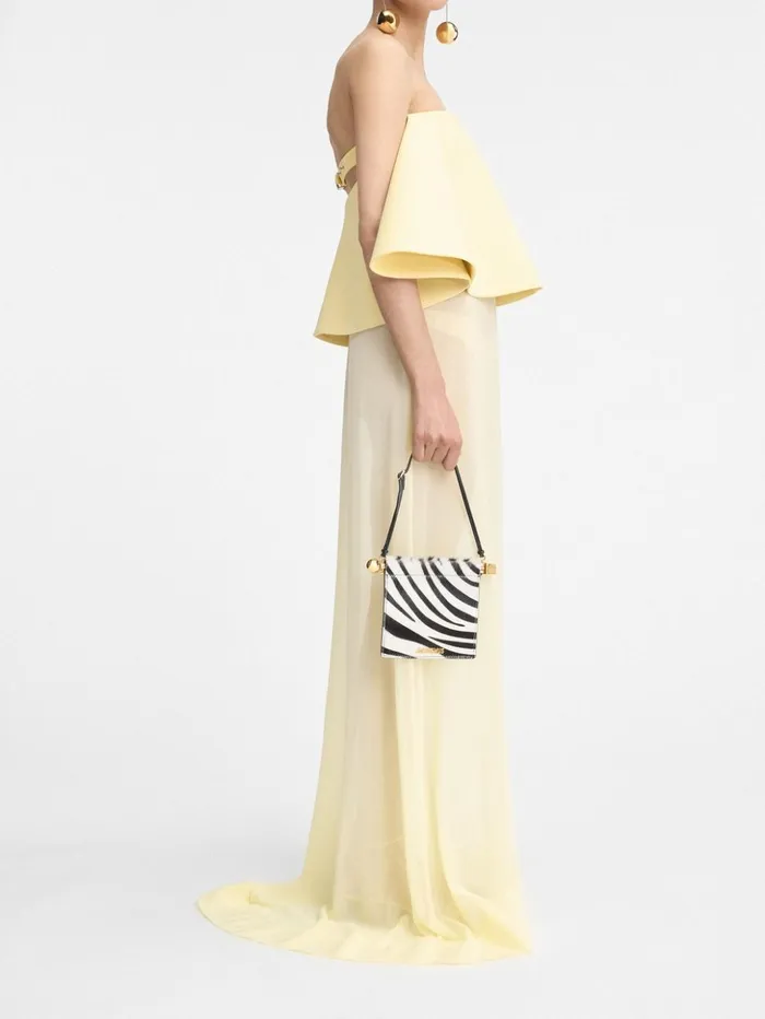 Women The Ronds Carrs JACQUEMUS The Rond Carr Wallet Black and White Zebra Women The Ronds Carrs JACQUEMUS The Rond Carr Wallet Black and White Zebra