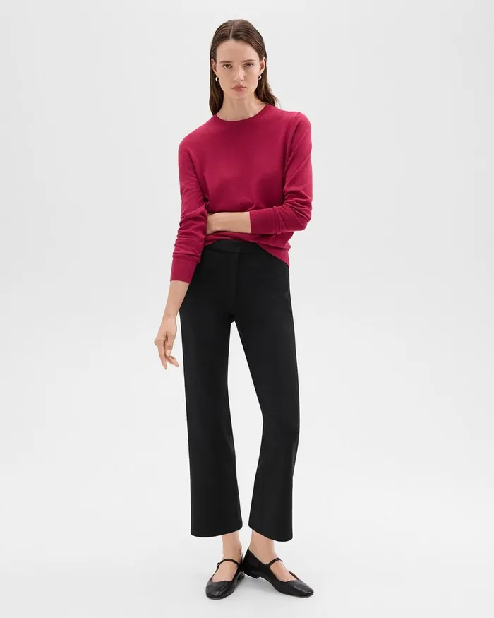 Women Theory Pants Kick Pant In Scuba Black