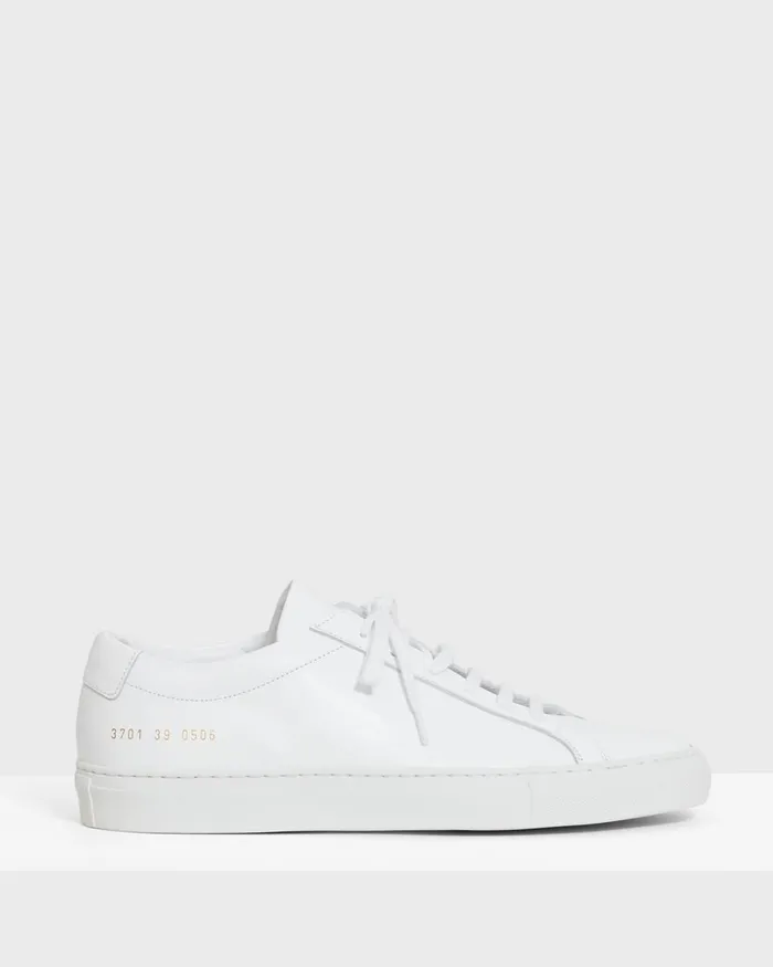 Women Theory Shoes Common Projects Original Achilles Sneakers White