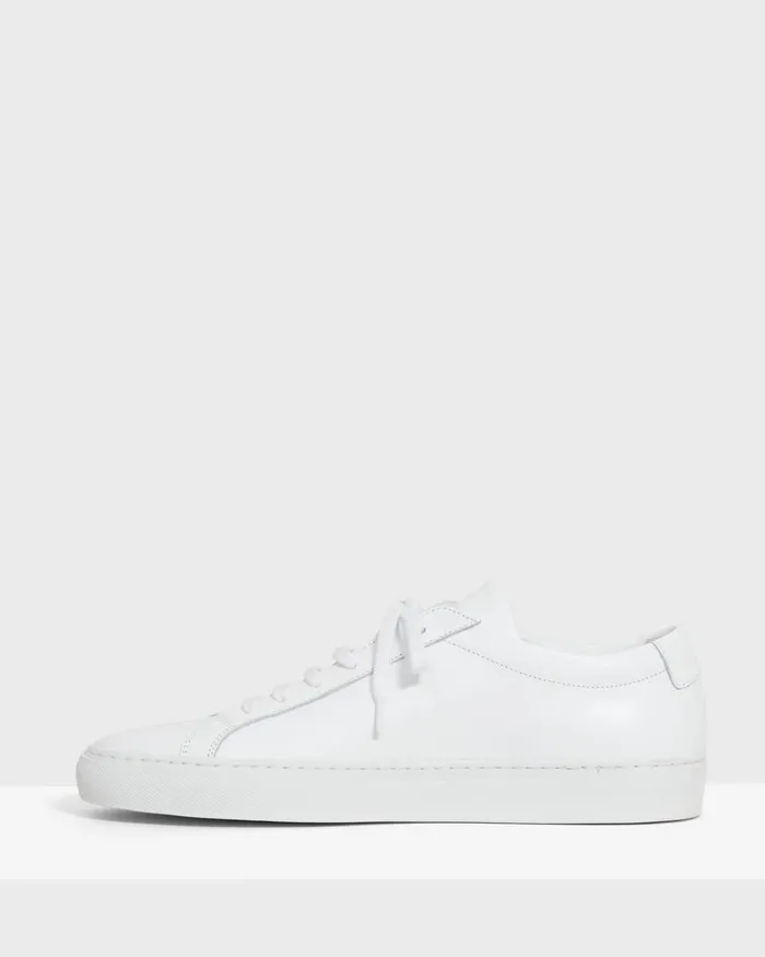 Women Theory Shoes Common Projects Original Achilles Sneakers White