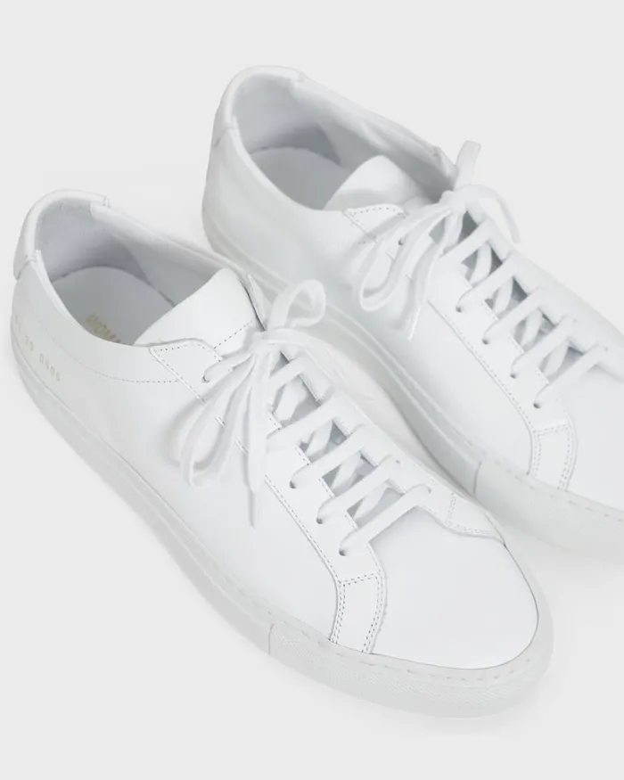 Women Theory Shoes Common Projects Original Achilles Sneakers White
