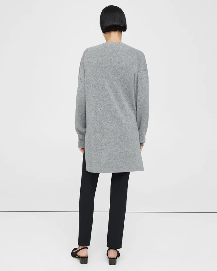 Women Theory Sweaters Cardigans Long Cardigan In Cashmere Husky