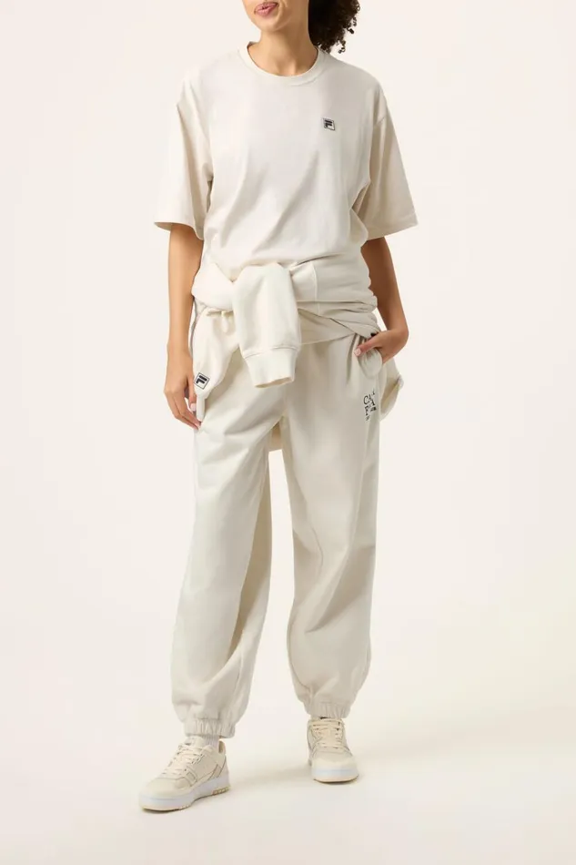 Women Tops and TShirts Fila Country Club Raquet Box Tee 920 Gardenia