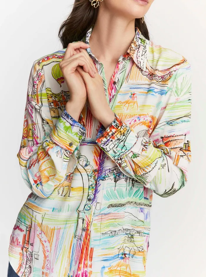 Women Tops Robert Graham GABRIELA SHIRT Multi