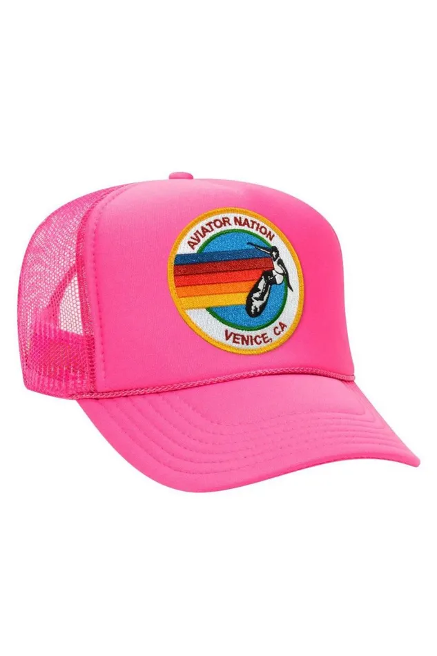 Women Trucker Hats Aviator Nation AVIATOR NATION TRUCKER HAT