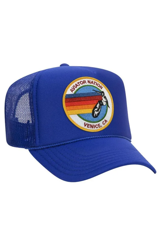 Women Trucker Hats Aviator Nation AVIATOR NATION TRUCKER HAT Women Trucker Hats Aviator Nation AVIATOR NATION TRUCKER HAT