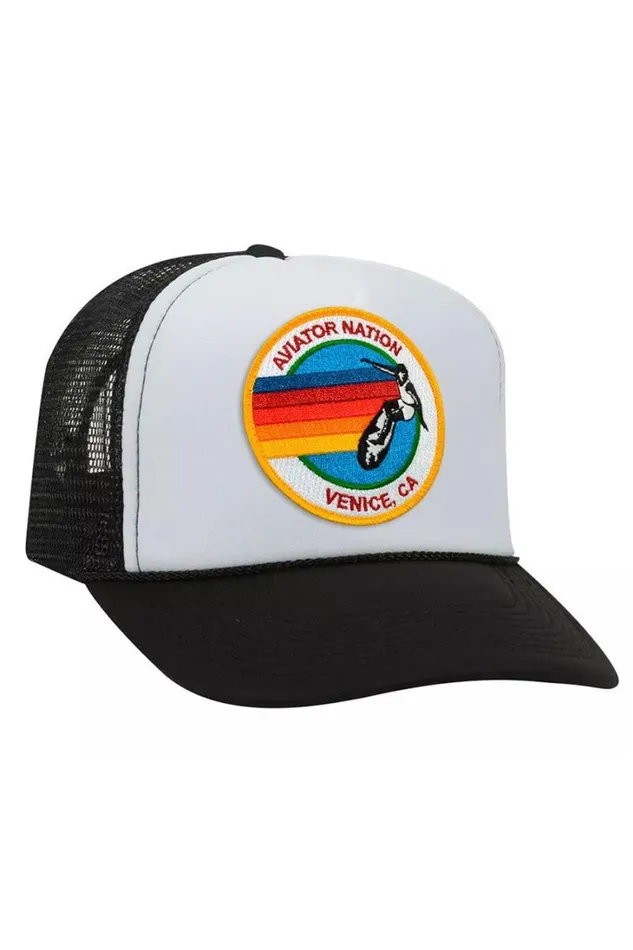 Women Trucker Hats Aviator Nation AVIATOR NATION TRUCKER HAT Women Trucker Hats Aviator Nation AVIATOR NATION TRUCKER HAT
