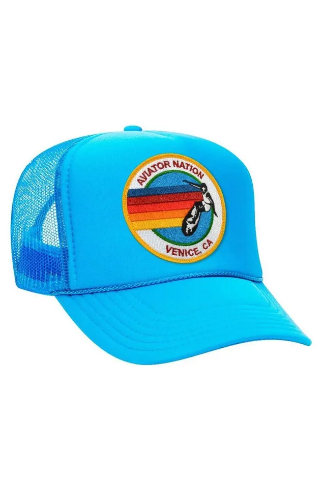 Women Trucker Hats Aviator Nation AVIATOR NATION TRUCKER HAT Women Trucker Hats Aviator Nation AVIATOR NATION TRUCKER HAT