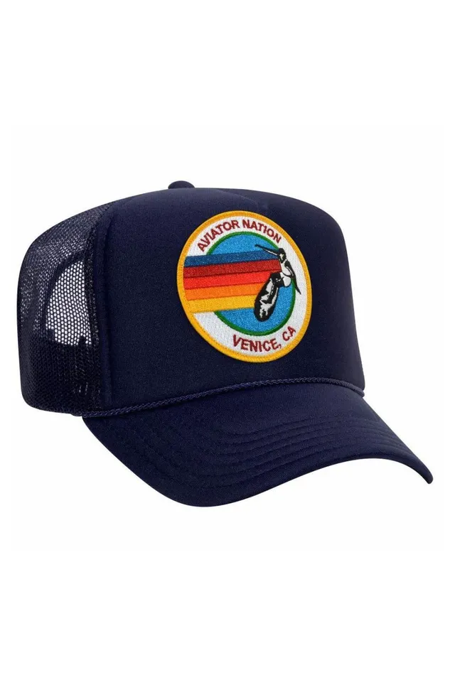 Women Trucker Hats Aviator Nation AVIATOR NATION TRUCKER HAT Women Trucker Hats Aviator Nation AVIATOR NATION TRUCKER HAT