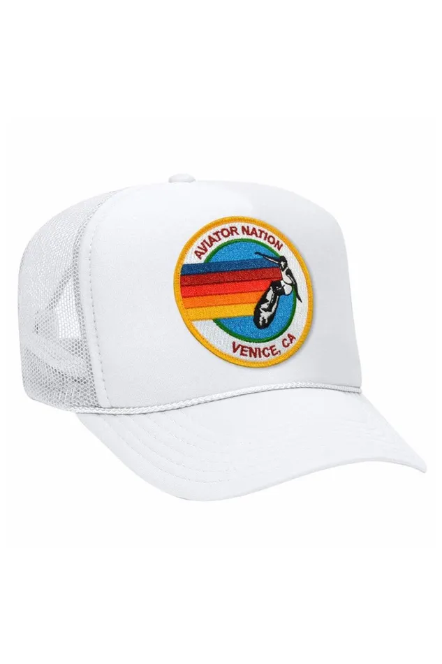 Women Trucker Hats Aviator Nation AVIATOR NATION TRUCKER HAT Women Trucker Hats Aviator Nation AVIATOR NATION TRUCKER HAT